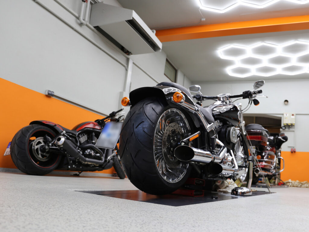 Motorradwerkstatt Windkess in Horhausen. werkstatt motorrad