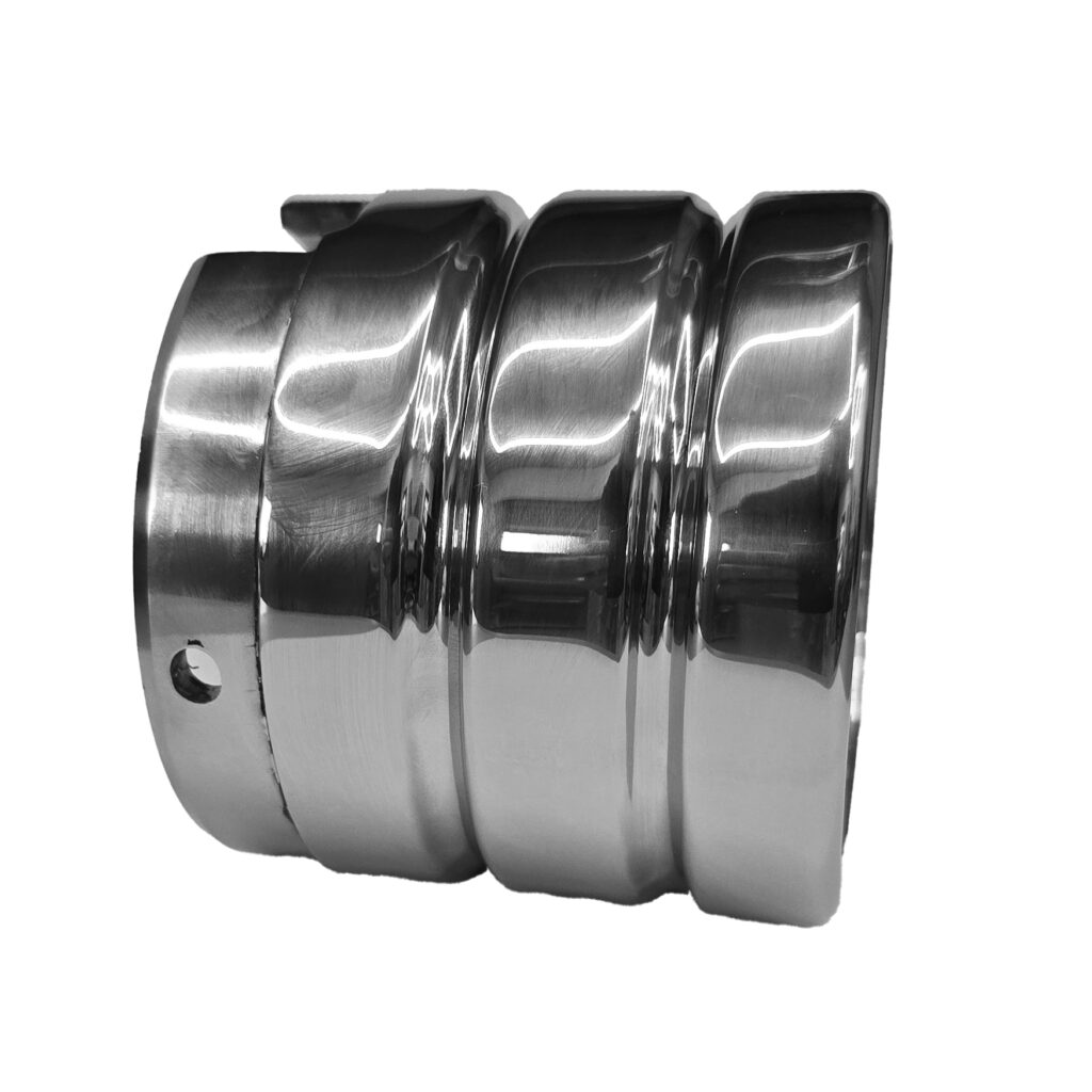 Edelstahl Kesstech Endkappe Billet Round End